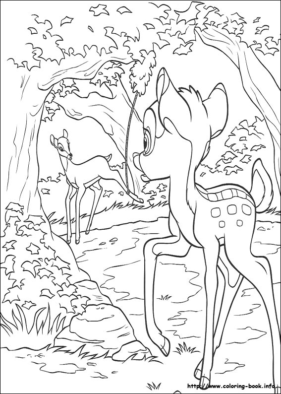 Bambi 2 coloring picture